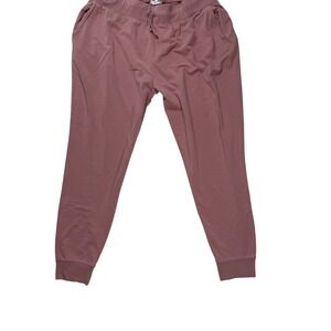Knix Cozzzy Track Pant Joggers Womens‎ XXL Mauve Pink Cotton Modal Lounge Pants
